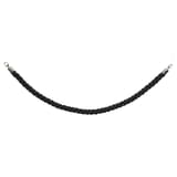 1,5 m, corde torsadée noire, embouts chromés Corde pour poteau d'accueil CLASSIC SECURIT - Corde noire Securit CLASSIC à embouts chromés