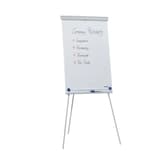 Magnétique, trépied réglable jusqu'à 1,88 m Chevalet de conférence X-tra!Line Standard FRANKEN - Chevalet FRANKEN X-tra!Line Standard avec une feuille écrite