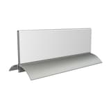 Support en T, 210 x 61 mm Porte-nom sur socle aluminium EUROPEL - Porte-nom EUROPEL 210 x 61 mm sur socle aluminium, vide