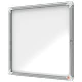 Intérieure, fond magnétique, 6 x A4 Vitrine d'affichage Premium Plus NOBO - Vitrine d'affichage d'intérieur nobo Premium Plus 6 x A4, vue de trois quarts