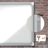 Intérieure, fond magnétique, 6 x A4 Vitrine d'affichage Premium Plus NOBO - Vitrine d'affichage d'intérieur nobo Premium Plus 6 x A4, serrure latérale