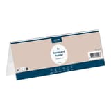 Acrylique, 300 x 105 mm, lot de 5 Porte-nom de table double face EUROPEL - Porte-nom de table EUROPEL 300 x 105 mm avec son étiquette d'emballage