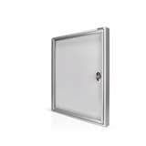 Extérieure, fond magnétique, 4 x A4 Vitrine d'affichage CC MAGNETOPLAN - Vitrine d'affichage d'extérieur magnetoplan CC 4 x A4, vue de profil