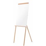 Acier laqué magnétique, trépied en hêtre Paperboard Giro ARCHYI - Chevalet ARCHYI Giro vu de trois quarts
