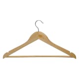 En hêtre, avec barre et encoches, lot de 20 Cintres MAULmira MAUL - Cintre en bois MAULmira en hêtre naturel, barre à pantalon et crochet chromé