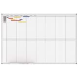 Permanent, 150 x 100 cm, 43 lignes Planning annuel 14 mois MAULstandard MAUL - Planning annuel 14 mois MAUL MAULstandard garni de bandes et porte-noms, en situation