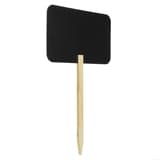 Rectangle, double face, 73,5 x 45 cm Ardoise piquet SILHOUETTE SECURIT - Ardoise piquet SILHOUETTE rectangle, vue de trois quarts