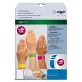 255 x 25 mm, lot de 120, bleu fluo Bracelet tyvek Super Soft SIGEL - Emballage des bracelets tyvek sigel Super Soft bleu fluo, étiquettes à personnaliser fournies