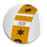 255 x 25 mm, lot de 120, or Bracelet tyvek VIP Super Soft SIGEL - Fermeture inviolable et impression VIP du bracelet tyvek sigel EB217