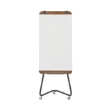 Acier laqué magnétique, cadre en bois, anthracite Paperboard mobile Ace BI-OFFICE - Paperboard mobile Bi-Office Ace, cadre en bois et piètement anthracite