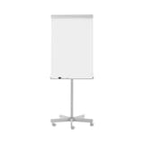 Acier laqué magnétique, 2 bras, pied étoile à 5 roulettes Paperboard mobile Pro BI-OFFICE - Paperboard Bi-Office Pro sur pied étoile à roulettes