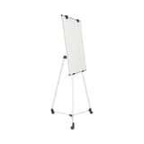 Acier laqué magnétique, inclinable, 3 roulettes Paperboard mobile Earth Kyoto BI-OFFICE - Paperboard Bi-Office Earth Kyoto vu de profil