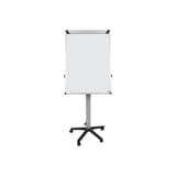 Acier laqué magnétique, 5 roulettes, noir Paperboard mobile Earth BI-OFFICE - Paperboard mobile Bi-Office Earth sur pied étoile noir