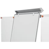 Acier laqué magnétique, 2 bras extensibles Paperboard mobile Impression Pro NOBO - Crochets et barre de découpe du paperboard nobo Impression Pro