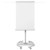 Transformable en table, 2 bras, 5 roulettes Paperboard mobile convertible BI-OFFICE - Paperboard mobile convertible Bi-Office, vu de face