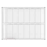 Permanent, 120 x 90 cm, 35 lignes Planning annuel 2 x 6 mois MAULstandard MAUL - Planning annuel 2 x 6 mois MAUL MAULstandard 120 x 90 cm