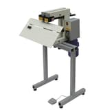 Agrafeuse électrique à pédale, 2 têtes X-14 II GRAFCUT - Agrafeuse électrique Grafcut X-14 II à deux têtes, sur pied avec pédale