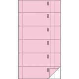 105 x 200 mm, 360 coupons, rose Carnet de commande autocopiant SIGEL - Carnet de commande sigel rose, coupons numérotés 355 à 360, feuille copie blanche