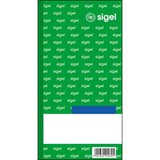 105 x 200 mm, 360 coupons, vert clair Carnet de commande avec carbone SIGEL - Couverture verte du carnet de commande sigel