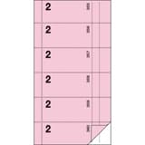 Avec carbone, 105 x 200 mm, 360 coupons, rose Carnet de commande serveur n° 2 SIGEL - Carnet de commande sigel BO002, coupons marqués du numéro de serveur 2 et numérotés