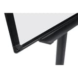 Magnétique, pied étoile à 5 roulettes, noir Paperboard mobile Maya Light BI-OFFICE - Auget du paperboard Bi-Office Maya Light