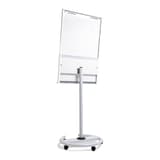 Magnétique, base ronde à 5 roulettes, 2 bras Paperboard mobile Junior Plus MAGNETOPLAN - Dos du paperboard magnetoplan Junior Plus mobil