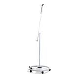 Magnétique, base ronde à 5 roulettes, 2 bras Paperboard mobile Junior Plus MAGNETOPLAN - Paperboard magnetoplan Junior Plus mobil vu de profil