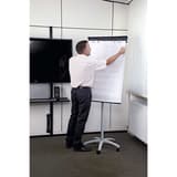 Magnétique, pied étoile à 5 roulettes, 2 bras Paperboard mobile standard MAUL - Présentation sur le paperboard mobile MAULstandard