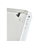Magnétique, 4 roulettes à frein, pliable, blanc Paperboard office à quatre pieds MAUL - Porte-bloc du paperboard MAULoffice