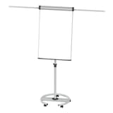 Magnétique, pied rond à 5 roulettes, 2 bras Paperboard mobile solid MAUL - Paperboard mobile MAULsolid, bras latéraux sortis