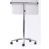 Verre trempé magnétique, 2 bras, inclinable Paperboard mobile en verre Prime BI-OFFICE - Dos du paperboard mobile en verre Bi-Office Prime