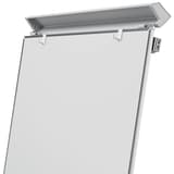 Acier laqué magnétique, pied étoile à 5 roulettes Paperboard mobile Impression Pro NOBO - Crochets et barre de découpe du paperboard nobo Impression Pro