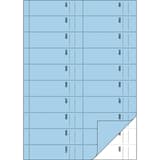1 000 coupons, bleu clair Carnet de commande A4 avec carbone SIGEL - Feuille A4 bleu clair du carnet de commande sigel BO115, coupons numérotés sur deux colonnes, double blanc
