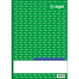 5 couleurs, 1 000 coupons chacun Carnet de commande A4 avec carbone, lot de 5 SIGEL - Couverture verte d'un carnet de commande A4 sigel