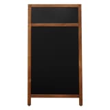 Pin naturel, 660 x 1 280 mm, double face Stop-trottoir ardoise à en-tête EUROPEL - Stop-trottoir ardoise EUROPEL en pin naturel avec en-tête