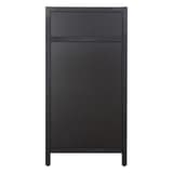 Avec en-tête, 660 x 1 280 mm, noir mat Stop-trottoir ardoise DELUXE EUROPEL - Stop-trottoir ardoise EUROPEL DELUXE avec en-tête, cadre noir mat
