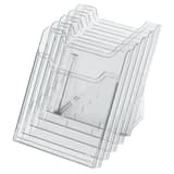 A4 portrait, 5 compartiments, cristal Porte-brochures modulable EXACOMPTA - Porte-brochures modulable EXACOMPTA A4, 5 compartiments, cristal