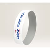 Laser, 265 x 18 mm, lot de 100, blanc Bracelet d'identification imprimable AVERY - Bracelet d'identification imprimable AVERY blanc personnalisé au laser