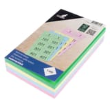4 blocs avec n° de contrôle, couleurs assorties Ticket vestiaire 1 à 500 KANGARO - Blocs de tickets numérotés kangaro 1 à 500 en couleurs assorties