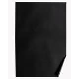 Sachet de 5 feuilles de 23 x 33 cm Film tableau noir adhésif FOLIA - Feuille de film tableau noir adhésif folia, coin relevé