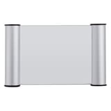 Insert A6, aluminium argent, 180 x 115 mm Plaque de porte clip BS0602 FRANKEN - Plaque de porte clip FRANKEN BS0602, profilés aluminium argent et insert vierge