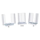 A4, A5 ou DL, transparent Porte-brochures réglable EUROPEL - Porte-brochures réglable EUROPEL dans ses 3 positions A4, A5 et DL