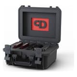 Valise de stockage pour 5 bandes ou disques 3,5 pouces USC Small PRODEVICE - Valise de stockage PRODEVICE USC Small ouverte, disques durs rangés dans la mousse de séparation