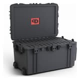 Valise de stockage pour 60 bandes ou disques 3,5 pouces USC XLarge PRODEVICE - Valise de stockage PRODEVICE USC XLarge ouverte, mousse de séparation pour 60 supports