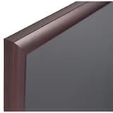 Cadre cerisier, 900 x 600 mm Tableau craie Transitional BI-OFFICE - Profil du cadre du tableau craie Bi-Office Transitional