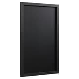 Cadre noir, 600 x 400 mm Tableau craie Essentials BI-OFFICE - Tableau craie Bi-Office Essentials, cadre noir, vu en hauteur ou de biais