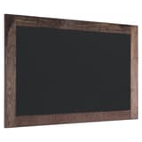 Cadre vieux chêne, 1200 x 900 mm Tableau craie Rustic BI-OFFICE - Tableau craie Bi-Office Rustic, cadre vieux chêne, vu en hauteur ou de biais