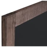 Cadre vieux chêne, 1200 x 900 mm Tableau craie Rustic BI-OFFICE - Profil du cadre du tableau craie Bi-Office Rustic