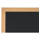 Cadre chêne, 600 x 450 mm Tableau craie Optimum BI-OFFICE - Coin du cadre chêne du tableau craie Bi-Office Optimum
