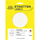 80 x 54 mm, soie d'acétate, 40 étiquettes Étiquette badge à écrire AVERY - Pochette AVERY Zweckform de 40 étiquettes nominatives 80 x 54 mm en soie d'acétate